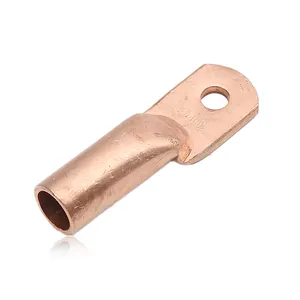 錫メッキ銅端子中国国家基準に準拠赤銅ケーブルラグ圧着タイプ端子