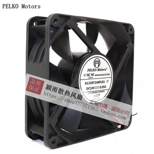 เพลโก มอเตอร์ส R1238Y24BPLB1 7 พัดลมไร้แปรงถ่าน DC 24V พัดลมระบายความร้อนสำหรับคอมพิวเตอร์เซิร์ฟเวอร์ - Product Image 1