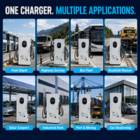 80/160kW réseau courant continu-continu charge rapide voiture électrique 200-1000V CCS2/GB/T OCPP1.6/2.0J IP54 intégré