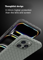 Nouvelle Coque de Téléphone en TPU à Motif Tressé pour iPhone 17 16 15 14 13 12 11 Pro Max Plus