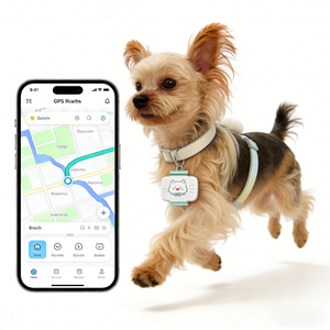 Collar Inteligente USMILEPET para Monitoreo de Salud de Mascotas con ESIM, 6 Modos, Rastreo GPS, Resistente al Agua IP67, Material Plástico para Perros y Gatos - Product Image 4