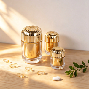 Flacon en plastique acrylique 100 ml 60 ml pour capsules - Product Image 3