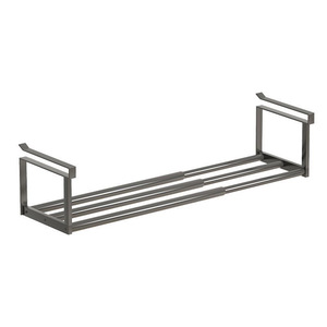Extendable <b>Shoe</b> <b>Rack</b> With Hanging Shelves No Drill Space Saving Cabinet Organizer For Bedroom Storage White And Black - Product Image 5