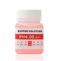 Kit de Calibración de pH de Alta Precisión de 50 ml (4.00/7.00/10.01) con Solución Estándar ORP de 222 mV, Líquido de Almacenamiento para Electrodo KCL