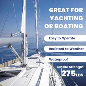 Corde en nylon 500 pieds 1/8 pouces multi-usages résistant à l'abrasion résistant aux UV pour Camping corde à linge pièces de véhicule accessoires - Product Image 2