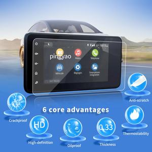 Protecteur d'écran Carplay, film protecteur en verre trempé, affichage du navigateur, autocollants de voiture, accessoires pour <span class=keywords><strong>DACIA</strong></span> <span class=keywords><strong>Sandero</strong></span> <span class=keywords><strong>2023</strong></span> - Product Image 2