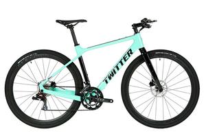 จักรยานเสือหมอบ GRAVEL-X Gravel Carbon RS-24 สปีด ระบบเบรกดิสก์น้ำมัน ล้ออลูมิเนียม แฮนด์จับแบบ Outdoor Cycling ปรับความเร็วได้ จักรยานครอส Gravel X Flat Han - Product Image 3