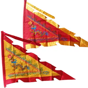 Nuoxin 프로모션 이벤트 드래곤 플래그 여행 명승지 축제 고대 중국 국기