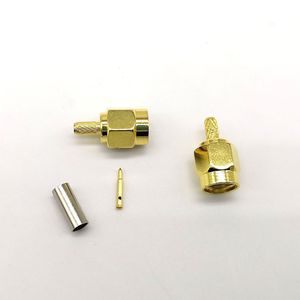 Conector Macho SMA - Rosca Interior J-1.5 (Compatible con RP-SMA Hembra) con Cable RG174/RG316 para Conexión de Antena RF - Product Image 4