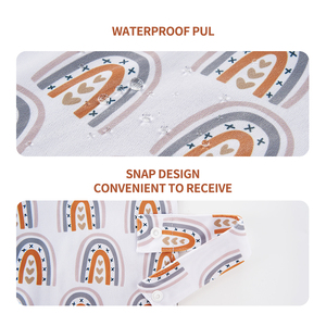 Happy <span class=keywords><strong>Flute</strong></span> Impression Personnalisée Bambou Bébé Couche Matelas À Langer Étanche Lavable Matelas À Langer Nappy Pad - Product Image 6