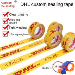 DHL personnalisé ceinture d'étanchéité BOPP simple face Carton ruban acrylique adhésif avertissement Logo 4.8 emballage personnalisé couleur TapeTape jupe - Product Image 4