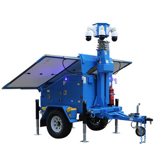 Remorque de vidéosurveillance solaire pour système d'alarme de sécurité - Product Image 1