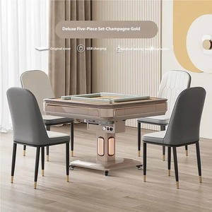 Fully Automatic Silent Mahjong Machine Foldable Low Noise 2 1 Dual Purpose Table Shuffling Heating Mahjong Table Fully Automatic - Product Image 6