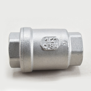 Vanne à <span class=keywords><strong>clapet</strong></span> verticale à ressort en acier inoxydable H12W DN15 DN20 DN25 DN32 DN40 DN50 <span class=keywords><strong>pour</strong></span> compresseur d'air - Product Image 4