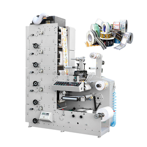 Máquina automática de impresión flexográfica de etiquetas autoadhesivas <span class=keywords><strong>Flexo</strong></span> 5 6 7 Prensa de impresión flexográfica de etiquetas a color - Product Image 1
