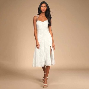Casual Summer Backless Women's <strong>Dress</strong> Sexy Strap Sling Slit Floral Midi <strong>Dress</strong> - Product Image 1