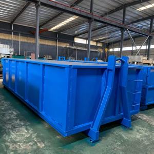 Contenedor de Basura de Alta Calidad para Exteriores, Contenedor de Basura con Gancho de Elevación, Contenedor de Basura Resistente, Certificado CE, Material Q235/Q345, <span class=keywords><strong>DUOJIN</strong></span> - Product Image 4