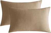 Taies d'oreiller en mousseline King Size 100% coton, lot de 2, avec fermeture à enveloppe, 100% coton lavé