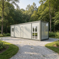 Maison préfabriquée modulaire en conteneur avec design en bois personnalisé, maison miniature de luxe portable pour la plage et le parc