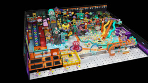 One Stop Customization Service Large-Scale Kids Play Structures Commercial Indoor Playground With Interactive Zones - Product Image 3