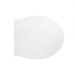 Asiento de Inodoro Termoestable Modelo TD19 Forma 2 Blanco con Cierre Suave, 53 cm de Largo y 38 cm de Ancho - Product Image 3