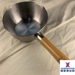 18厘米日式不锈钢可持续盖锅汤锅雪扁锅 - Product Image 2