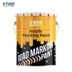Pintura acrílica de señalización vial, revestimientos de marcado de línea de tráfico, pintura líquida de línea de estacionamiento