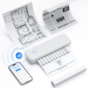 <span class=keywords><strong>Imprimante</strong></span> thermique LUCK JINGLE 304 DPI pour téléphone et <span class=keywords><strong>ordinateur</strong></span>, format A4, portable, en stock, garantie 1 an - Product Image 2