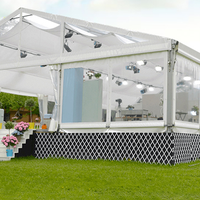 Tentes de réception robustes 10x30 pour événements de 200 personnes, mariages en extérieur, avec poteaux, piquets et prix – Tente événementielle