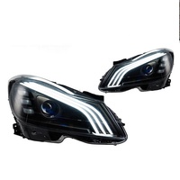 Ampoule de phare LED tricolore BQD09 pour voiture de course, livraison gratuite, pour Mercedes-Benz W204 2011-2014