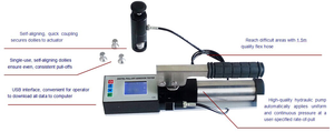 Testeur d'adhérence numérique électronique LANGSHUO ISO 4624 ASTMD 4541 ASTM D7234 avec garantie d'un an - Product Image 6
