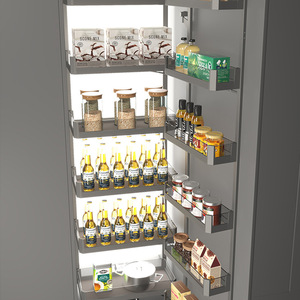 Cooper Dream Monster Snack Tall Cabinet Pull-out Basket <b>Kitchen</b> Cabinet <b>Sideboard</b> Multi-layer Storage - Product Image 1