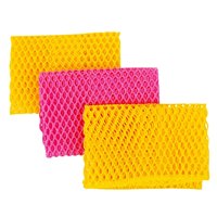 24 pièces filet de lavage de vaisselle en tissu à séchage rapide et anti-rayures chiffon à récurer en 3 couleurs éponges de cuisine et tampons à récurer