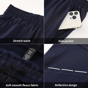 <span class=keywords><strong>Leggings</strong></span> Sportivi a Doppio Strato Riflettenti con Compressione in Pile <span class=keywords><strong>Leggings</strong></span> da Fitness per Uomo <span class=keywords><strong>Leggings</strong></span> da Palestra - Product Image 6