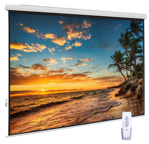 Pantalla Motorizada Portátil de 100 Pulgadas 16:9 con Rechazo de Luz Ambiental (ALR) de Largo Alcance, 4K, Eléctrica, de Tela de PVC con Material de Cuentas de Vidrio - Product Image 1