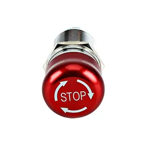 XDL17-19NS45/C emergency stop switch push button cover metal momentary button switch