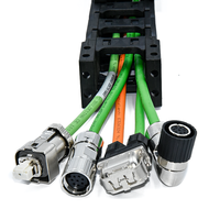 Accessoires de connecteurs servo M12 M17 M23 M40, connecteurs circulaires Siemens à profil en aluminium 4 6 8 12 broches
