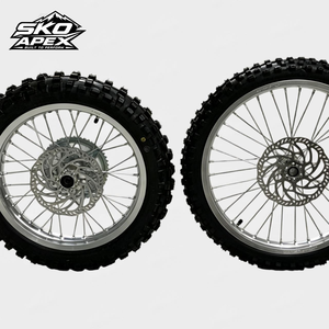 Kit de roues avant <span class=keywords><strong>AX</strong></span> Sur-Ron Ultra Bee 21/18 pouces pour rénovation/amélioration, prêt à monter, usiné avec précision, Traction Woods Talaria - Product Image 4