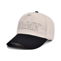 Gorra Trucker Mommin para Mujer, Bordada con la Palabra Mamá, Ajustable, de Tela No Tejida, Estilo Vintage de Dos Tonos para Uso Casual