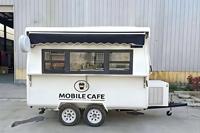 SANSHELL FA300 Camion de cuisine mobile, camion de vente de nourriture, camion de restauration rapide, chariot à hot-dogs et hamburgers, camion de snacks, camion de nourriture de rue