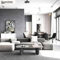 Pierre frittée Buildgres 1200x2400mm pour espace de bureau, sol et mur avec une durabilité de qualité commerciale