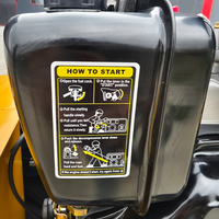 Vibrocompacteur à double tambour pour mini-rouleau compresseur avec moteur diesel Changfa XMR060 à économie d'énergie