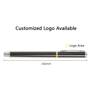 أقلام حبر جاف معدنية متعددة الألوان للترويج التجاري من بيرسول، قلم توقيع أنيق قابل للتخصيص، فاخر بعرض كتابة 1.0 مم - Product Image 3