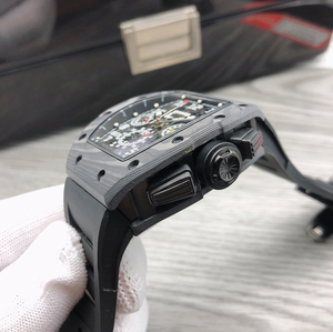 Modèle 2026 - Boîtier en fibre de carbone - Fabrication de haute qualité - Montre mécanique sportive pour homme - Product Image 2