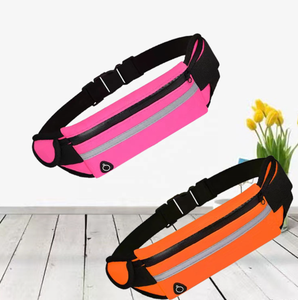 Venta al por mayor de neopreno impermeable Fitness Fanny Pack elástico Running Belt Sports Riñonera con portabotellas - Product Image 3
