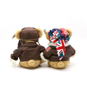 Sıcak satış peluş oyuncaklar kürklü havacılık peluş ayı kız yastık özelleştirilmiş peluş oyuncaklar peluş oyuncaklar yumuşak ev dekorasyonu - Product Image 3