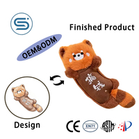 Al por mayor: Reposamuñecas de peluche con diseño de mapache y ratón de la serie de animales de dibujos animados, para ordenador, oficina, escritura, regalo