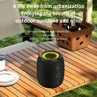 Altavoz Portátil Mini LED RGB con Luces LED Inalámbricas y Subwoofer para Fiestas al Aire Libre
