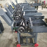 Machine agricole Machine à couper les paillettes 5KW Machine à ensiler Coupe-paille pour alimentation animale