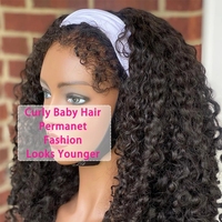 Perruque ISEE Type 4B 4C Texturée Naturelle Kinky Hairline 13X4 Transparente Lace Front Cheveux Humains Frisés Kinky Avec Baby Hair Bouclés